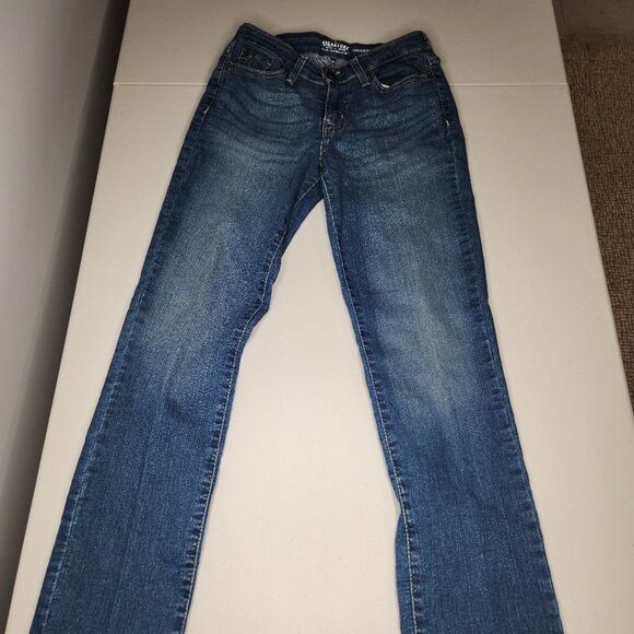 2 Pairs of Levi's Signature Modern Straight Low Rise Jeans Size 6 EUC - Picture 7 of 13